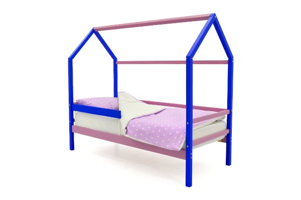 Детская кровать-домик Svogen цвет синий-лаванда (Бельмарко)