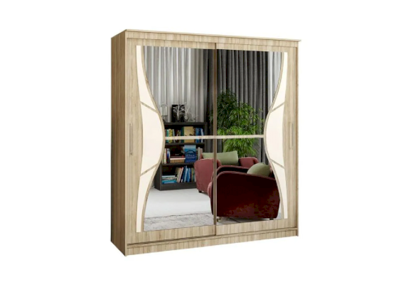 Двухдверный шкаф-купе Элегант 1 (Миф)